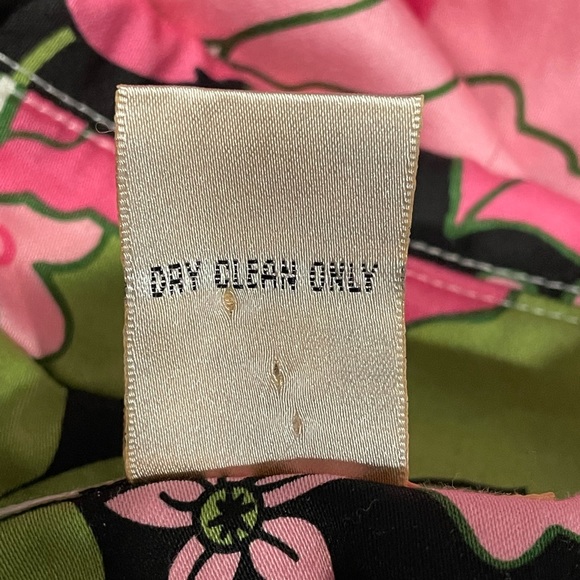 ALDO TREVI Vintage Floral Above Knee Jacket Size 8 - Picture 7 of 8